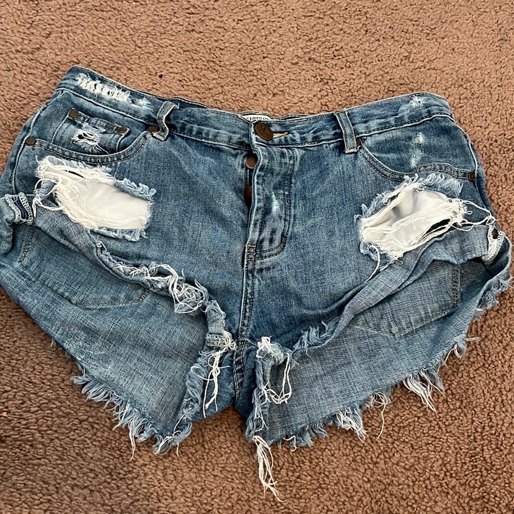 One teaspoon denim shorts